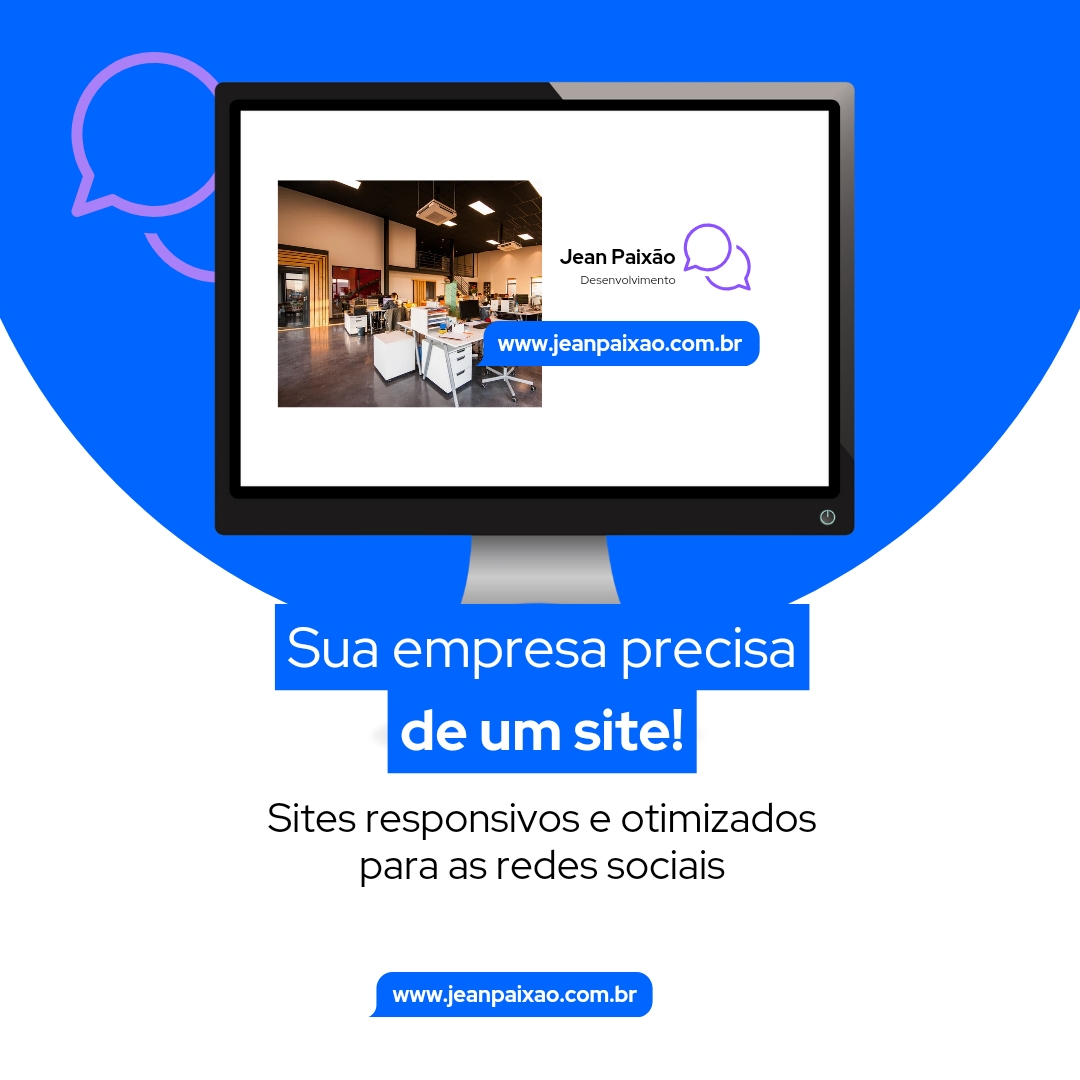 Site para empresa - Jean Paixão